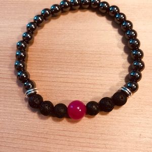Lava Stone Essential Oil Diffuser Bracelet